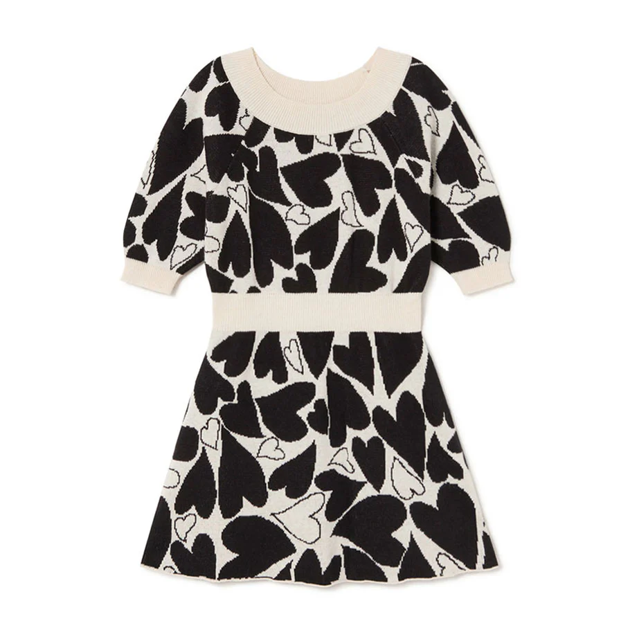 Little Creative Factory Chaotic Love Knit Dress