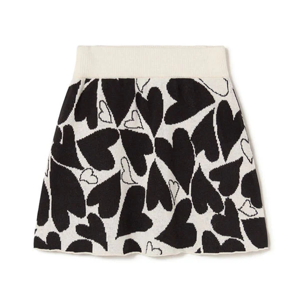 Little Creative Factory Chaotic Love Knit Skirt
