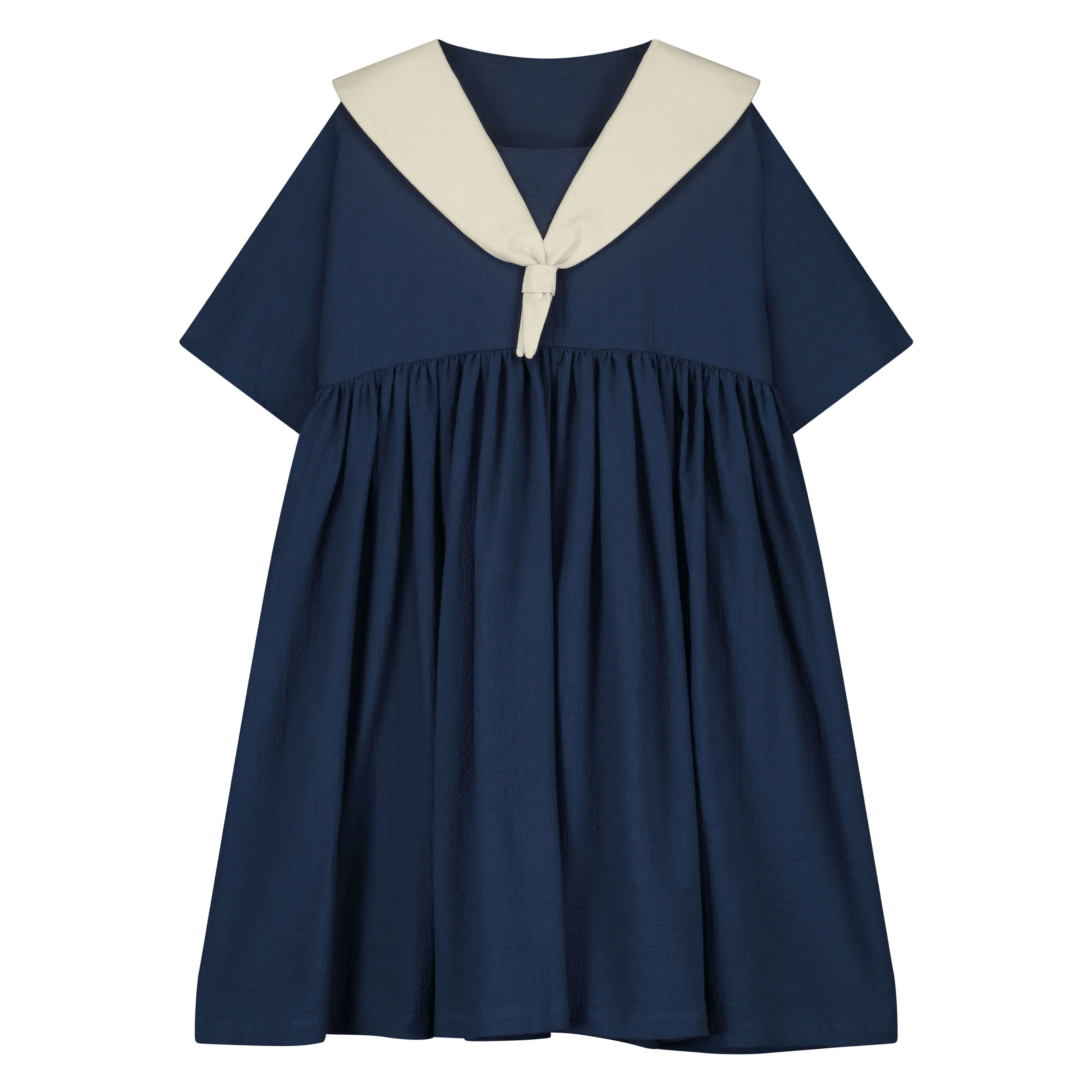Little Creative Factory Cream/Dark Blue Cruise Dress