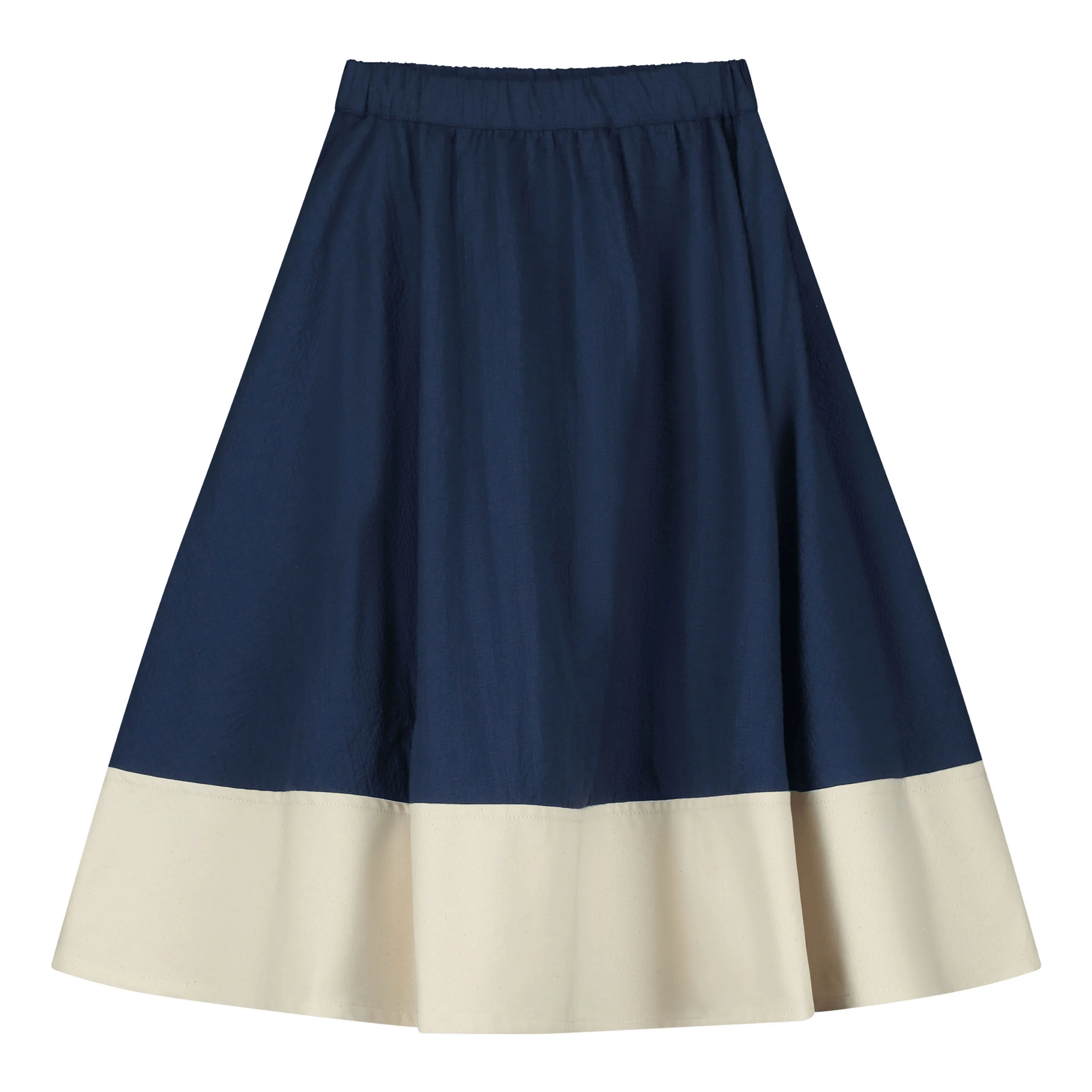 Little Creative Factory Cream/Dark Blue Cruise Skirt