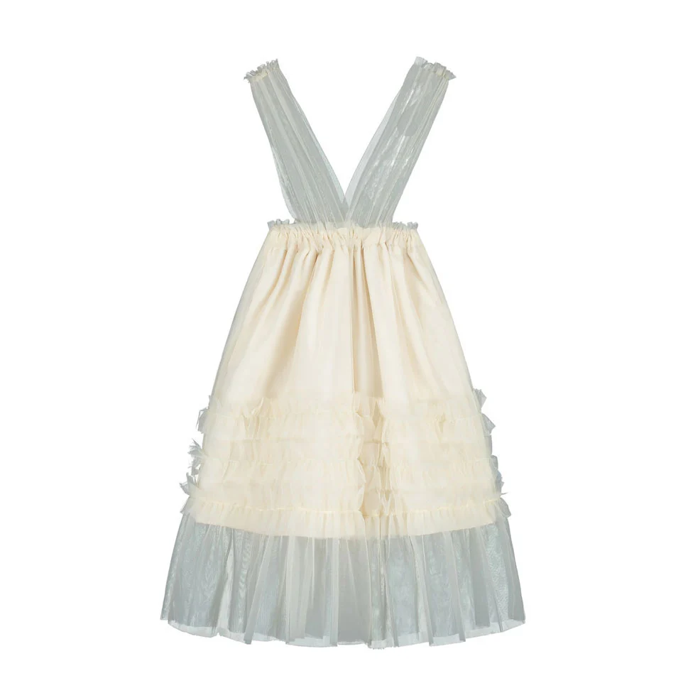 Little Creative Factory Cream Gothic Dungaree Skirt