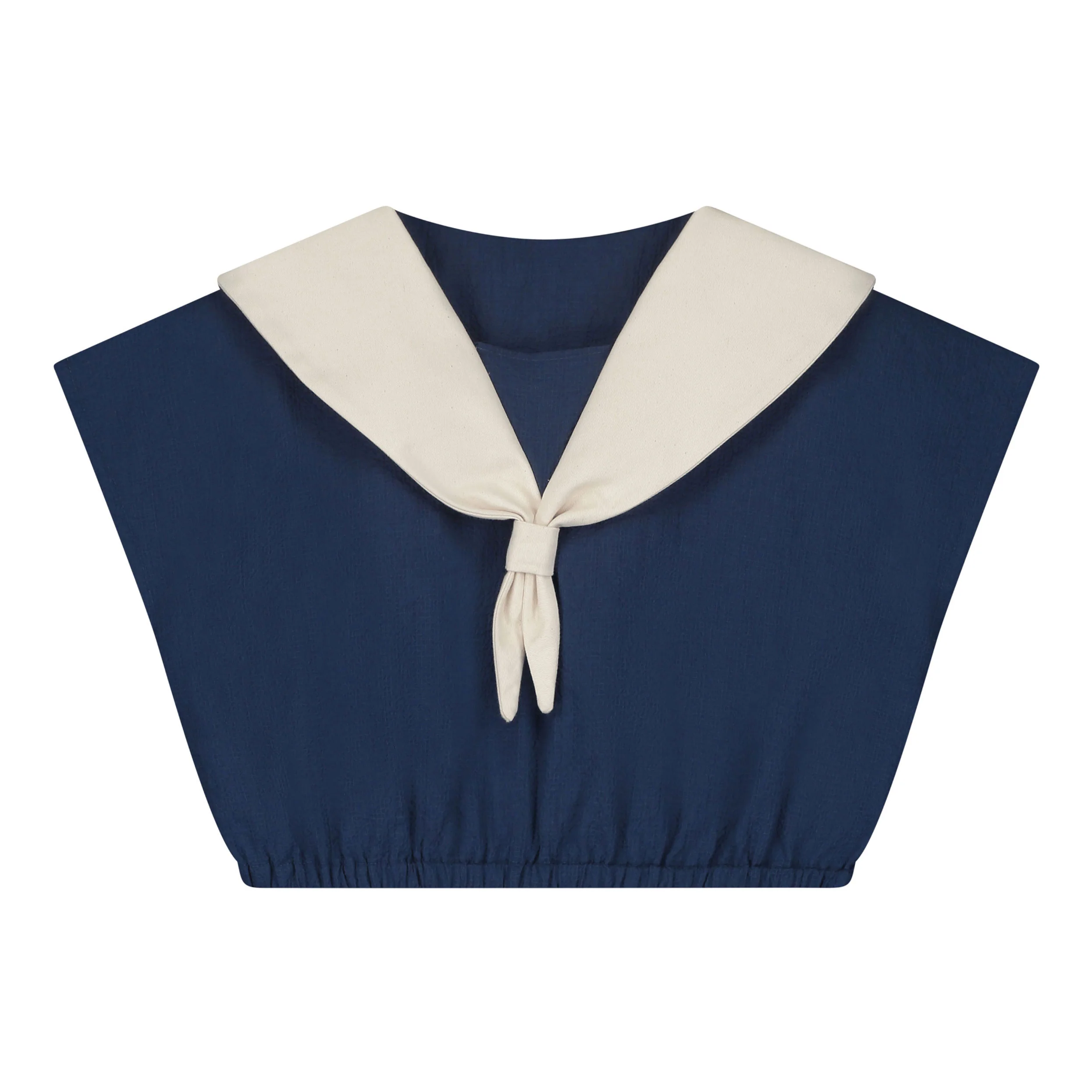 Little Creative Factory Dark Blue Cruise Collar Top