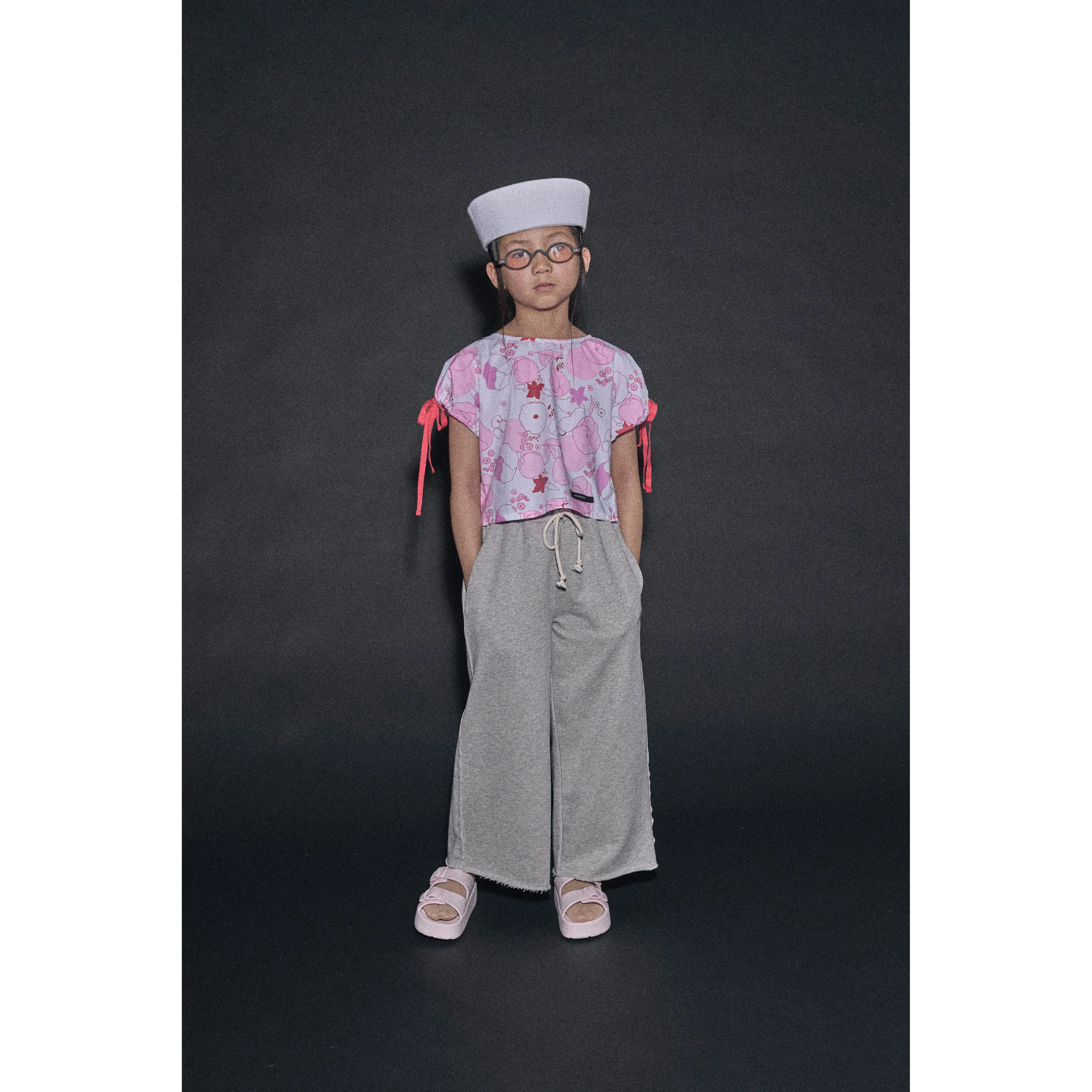 Little Creative Factory  Flower Print Coral Reef Top - Image 2