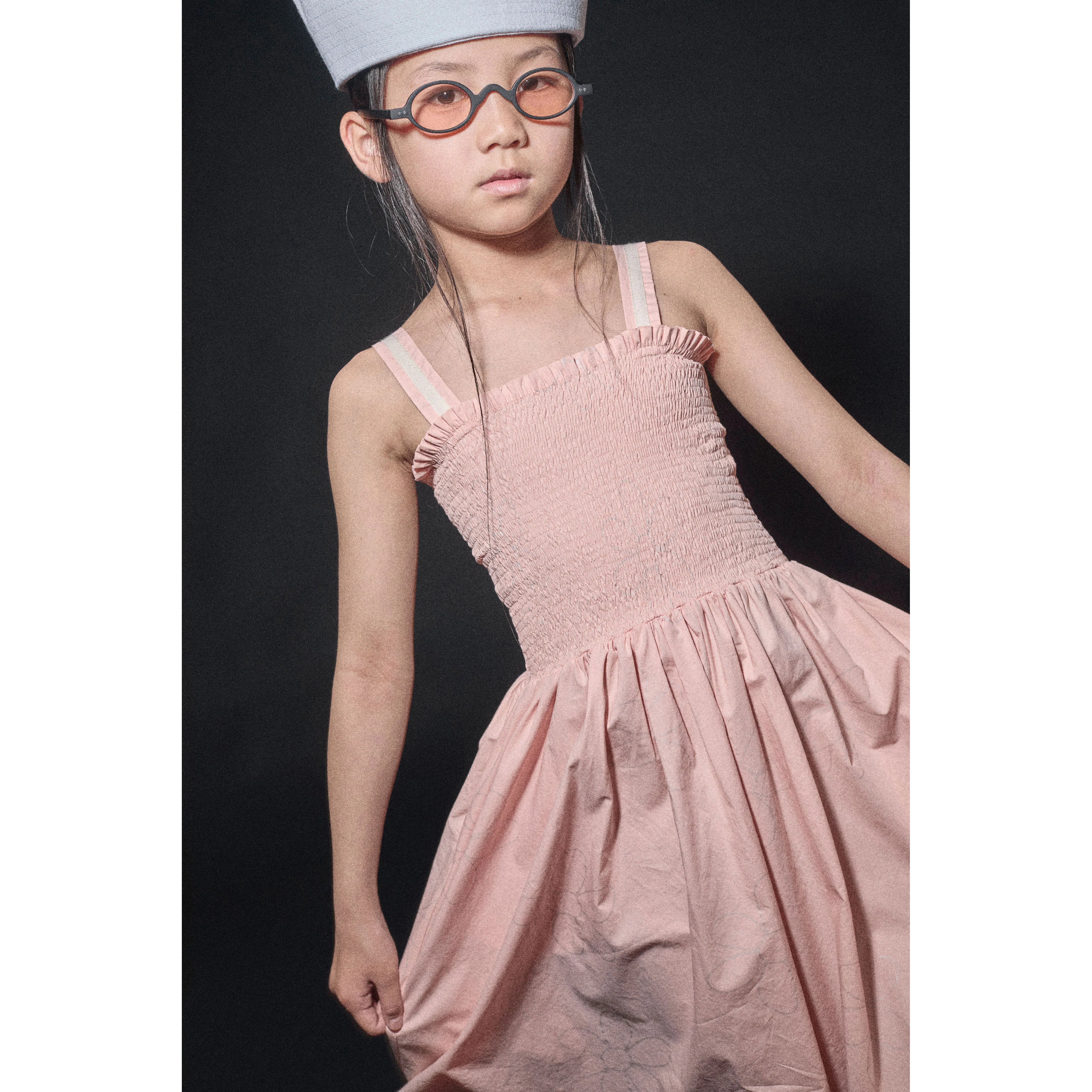 Little Creative Factory  Light Apricot/Silver Journey Strap Dress - Image 3