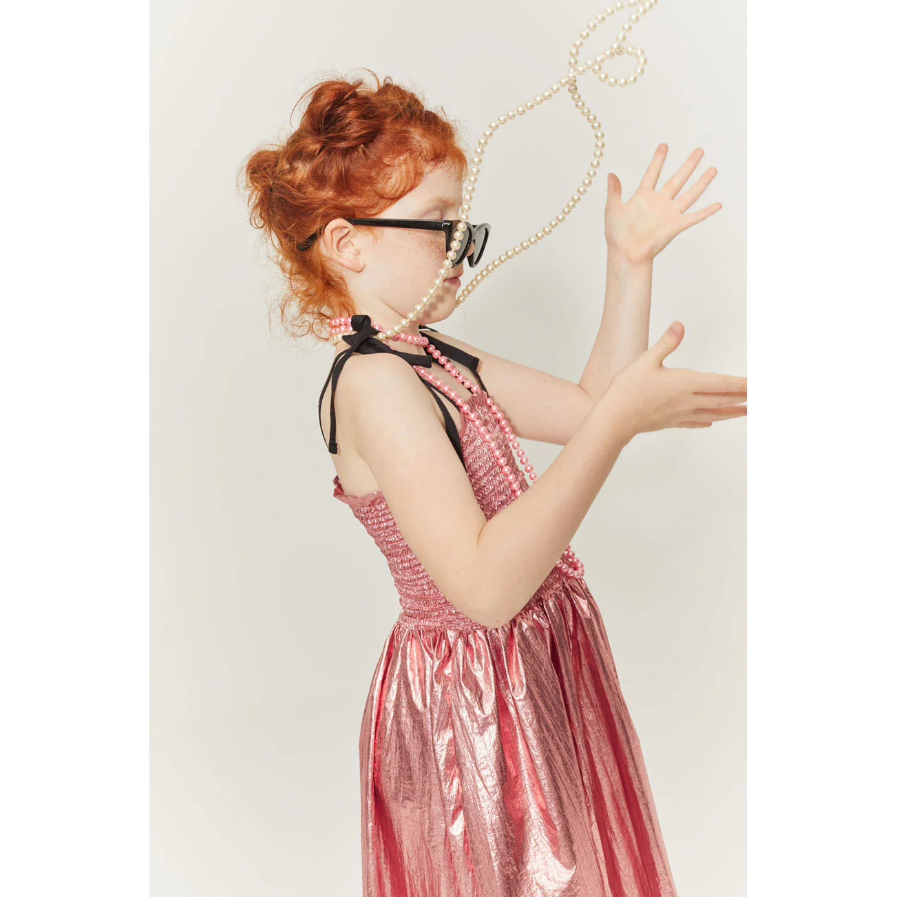 Little Creative Factory Pink Wonderland Strap Dress - Image 3
