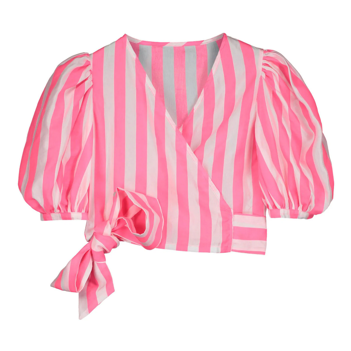 Little Creative Factory White/Neon Pink Carousel Top