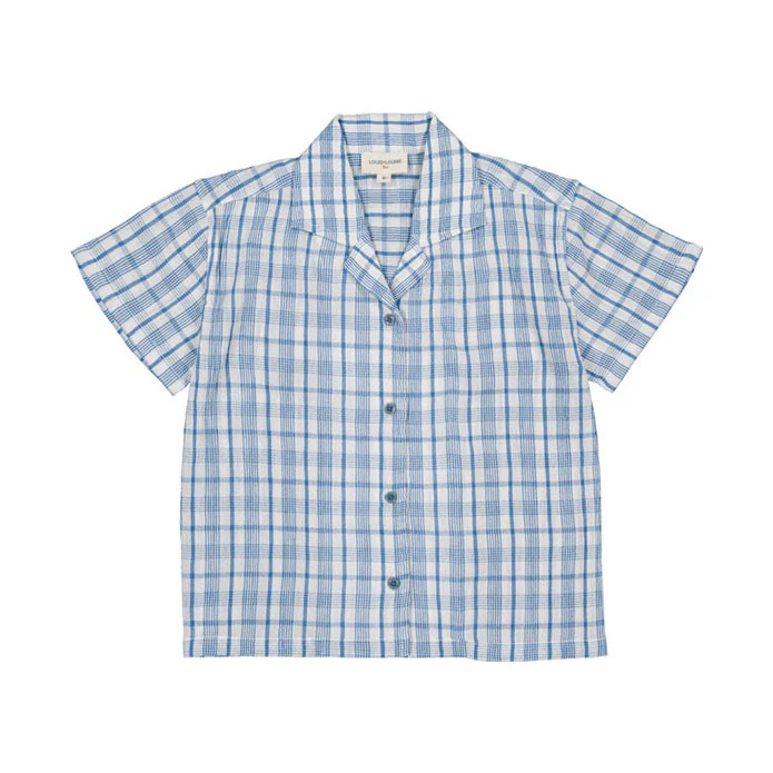 Louis Louise Blue Check Magnum Shirt