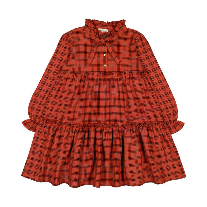 Louis Louise Brick Check Garance Dress