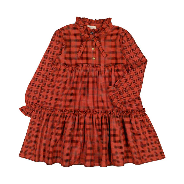 Louis Louise Brick Check Garance Dress - Image 2