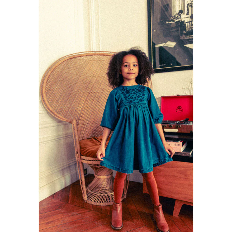 Louis Louise Chambray Denim Maha Dress - Image 2