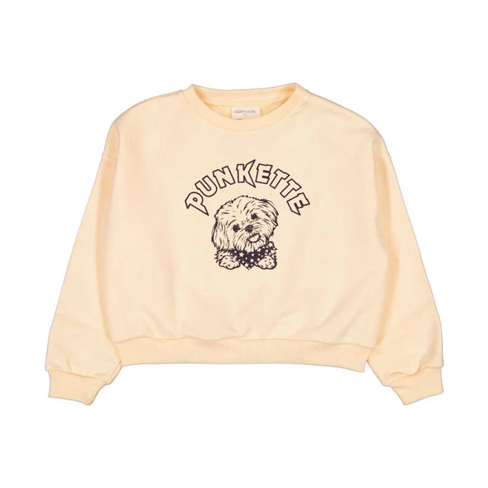Louis Louise Champagne Fleece Peace Sweatshirt