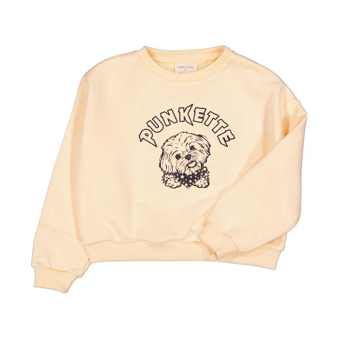 Louis Louise Champagne Fleece Peace Sweatshirt - Image 2