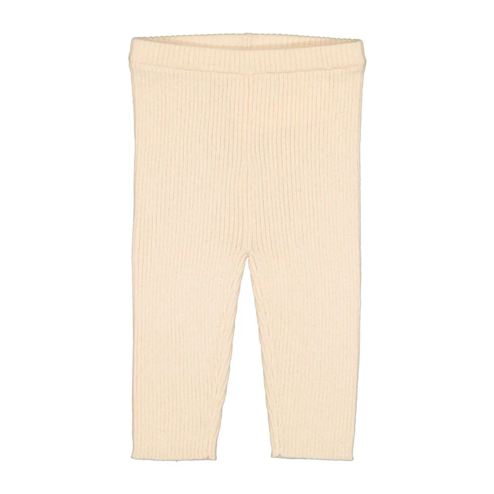 Louis Louise Cream Knitted Chat Leggings