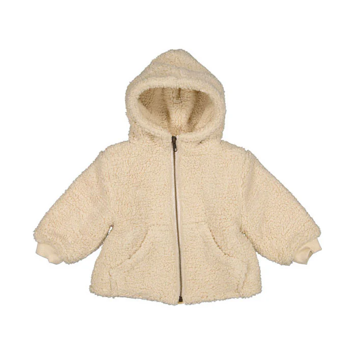 Louis Louise Cream Sherpa Penguin Jacket