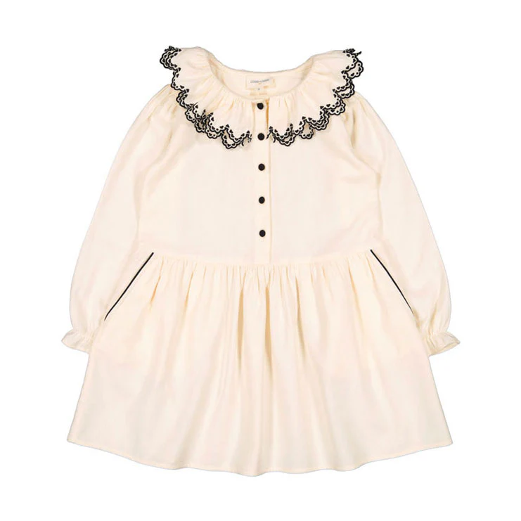Louis Louise Cream Twill Myriam Dress
