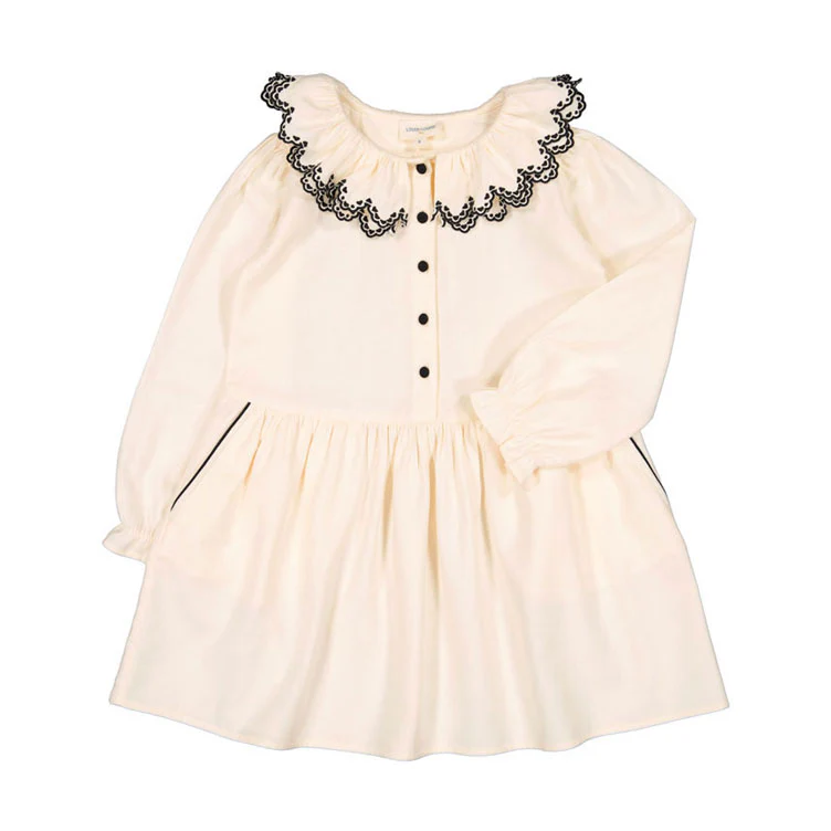 Louis Louise Cream Twill Myriam Dress - Image 2