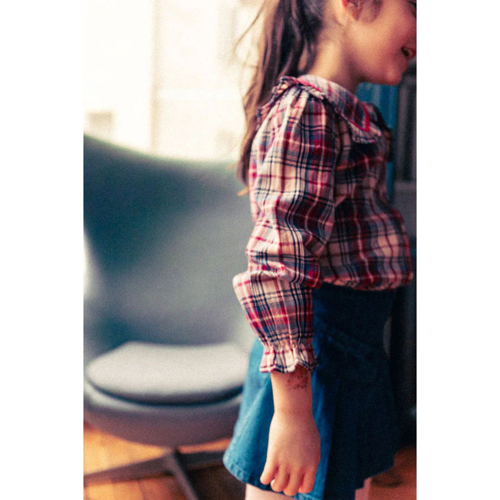 Louis Louise Dark Blue Denim Wallace Skirt - Image 3