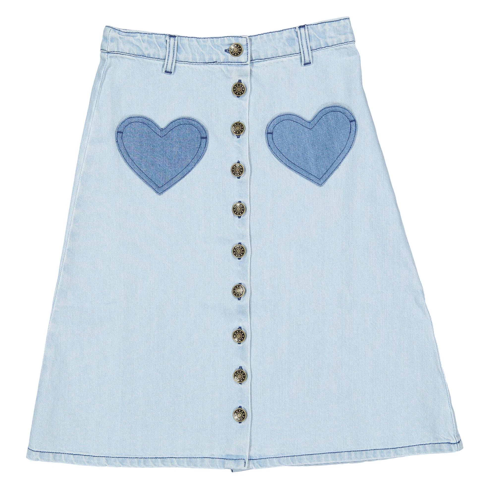 Louis Louise Denim Sylvia Long Skirt