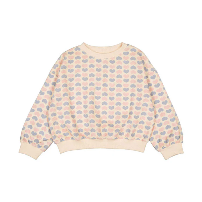 Louis Louise Pink Heart Peace Sweat