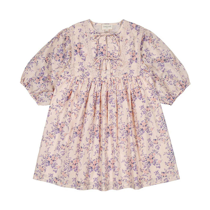 Louis Louise Pink/Mauve Bouquet Paula Dress