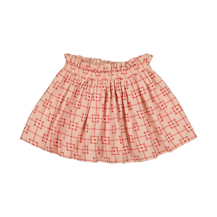 Louis Louise Pink Square Heart Artemi Skirt