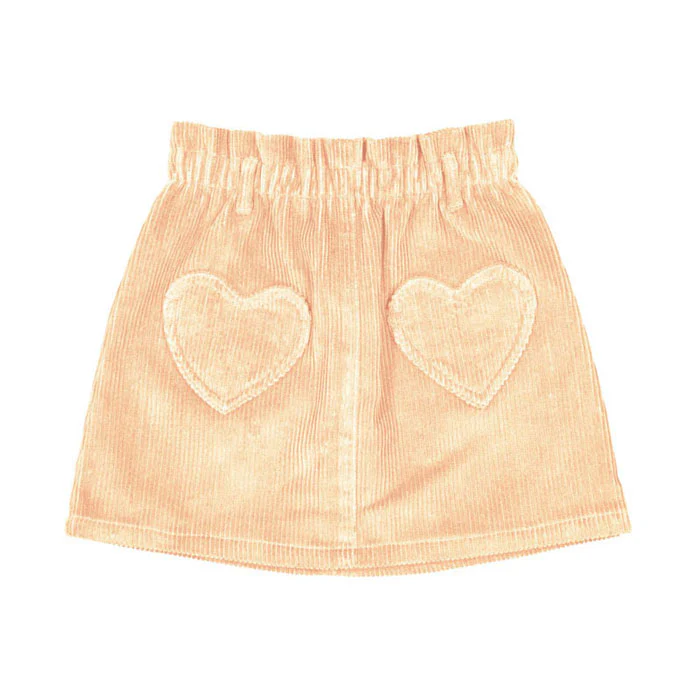 Louis Louise Sand Corduroy School Skirt