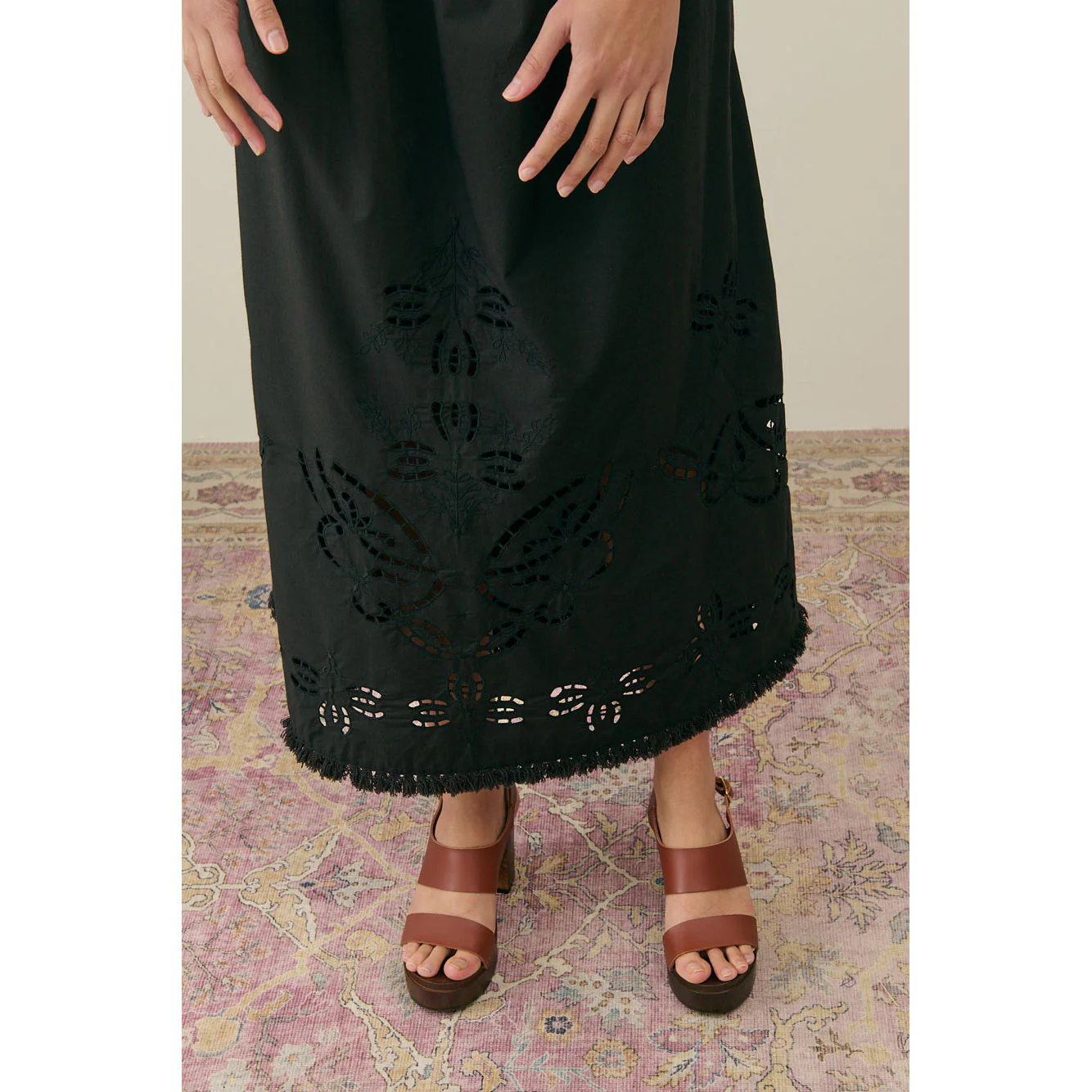 Louise Misha Black Giselle Women Dress - Image 3