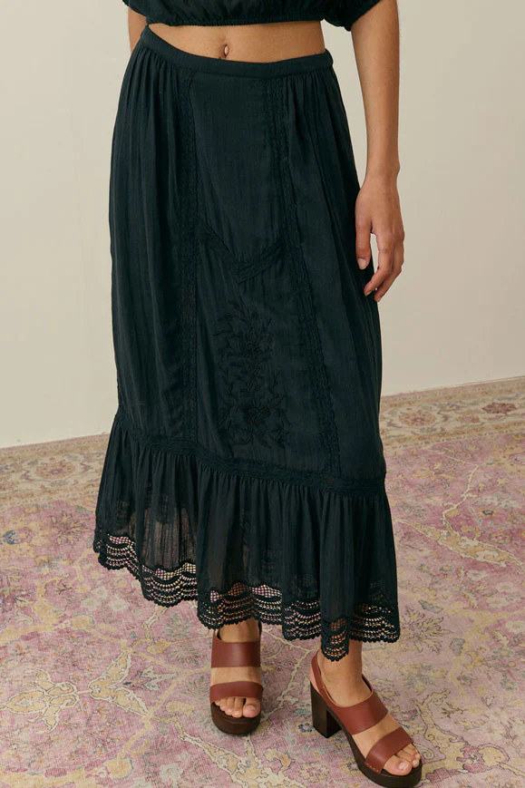 Louise Misha Black Paula Women Skirt - Image 2