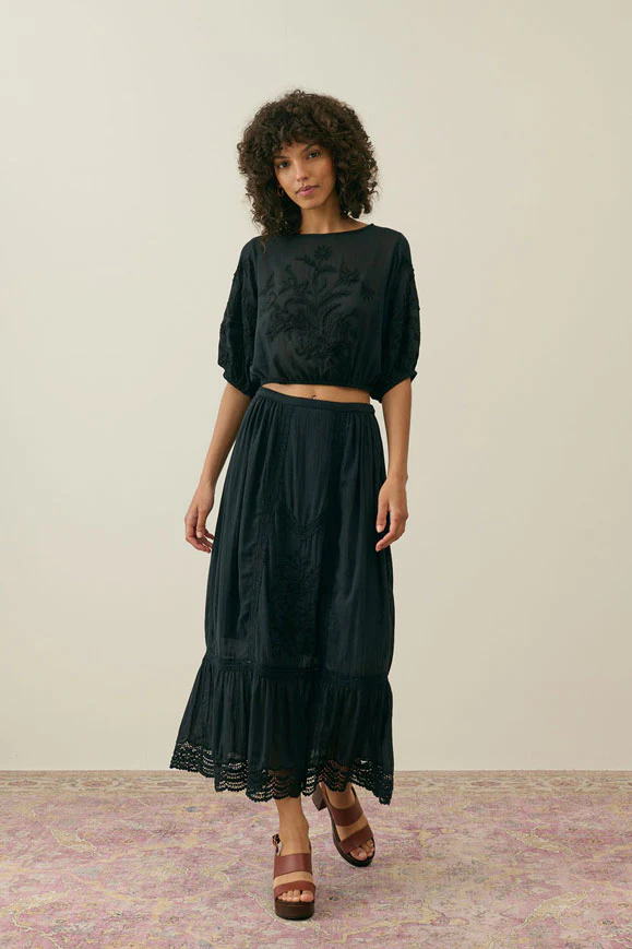 Louise Misha Black Paula Women Skirt - Image 3