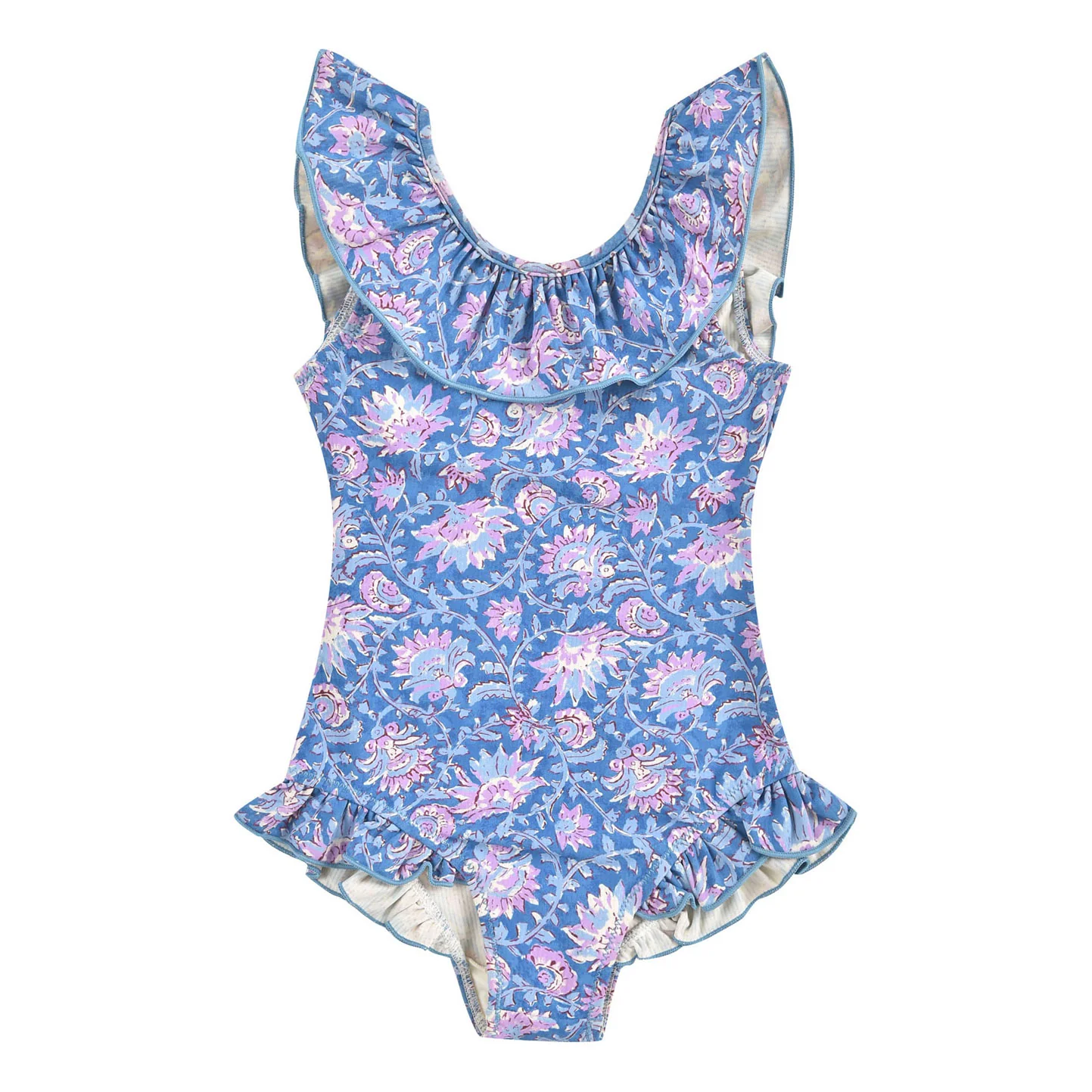 Louise Misha Blue Andrea Bathing Suit