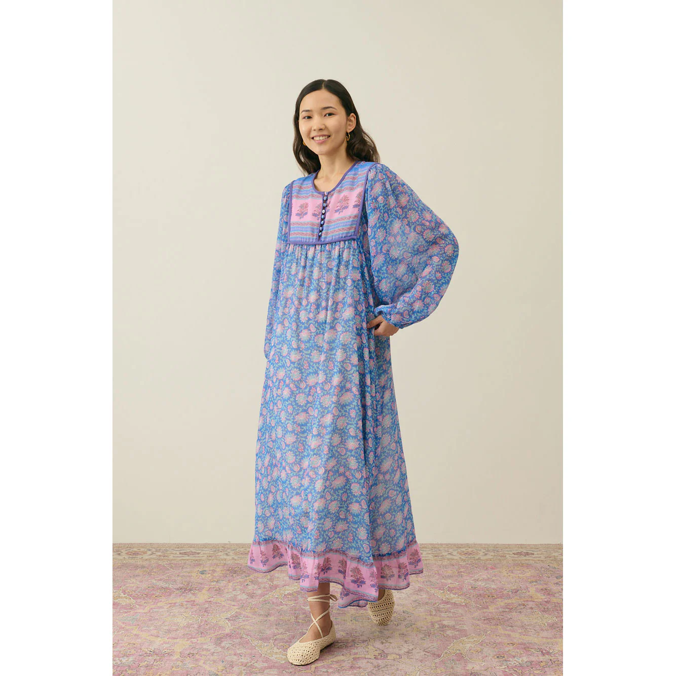 Louise Misha Blue Gypsina Women Dress - Image 2