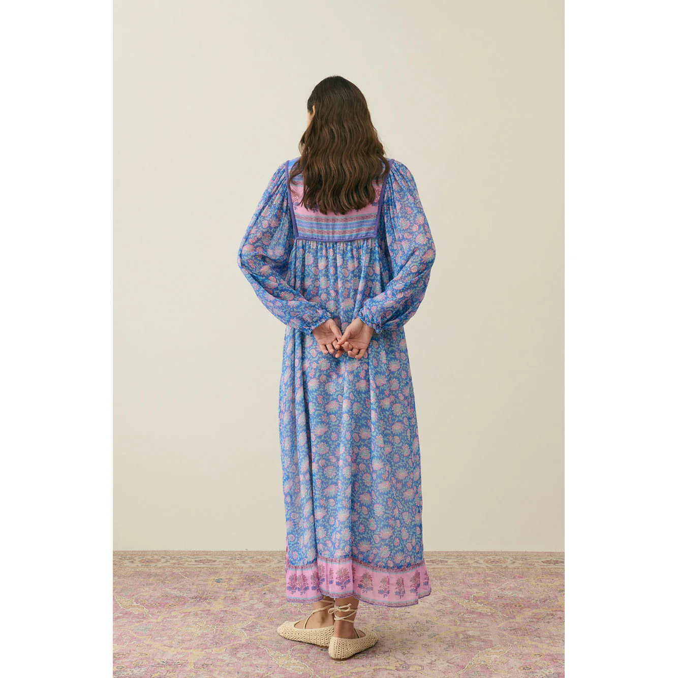 Louise Misha Blue Gypsina Women Dress - Image 3