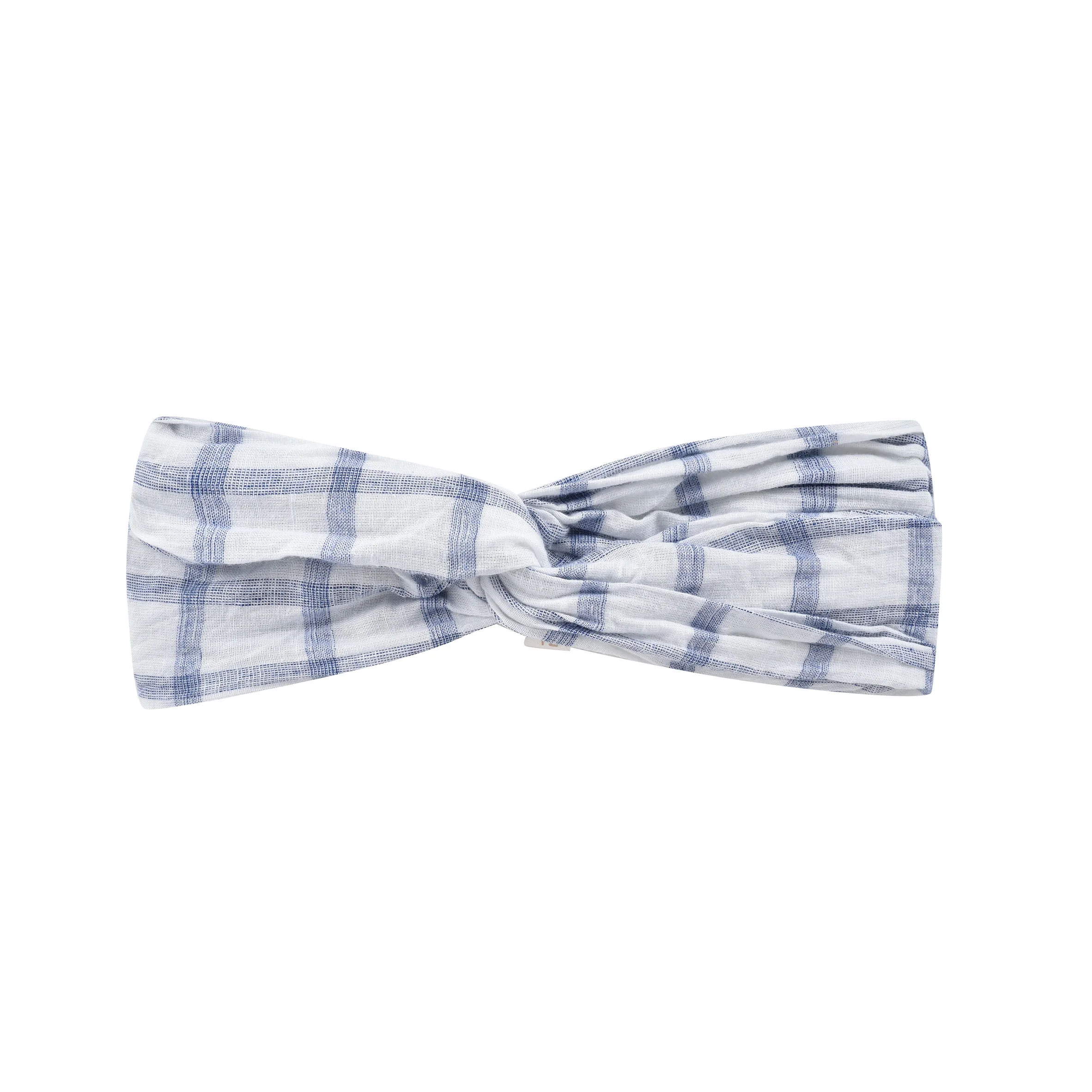 Louise Misha Blue River Checks Yuriria Headband