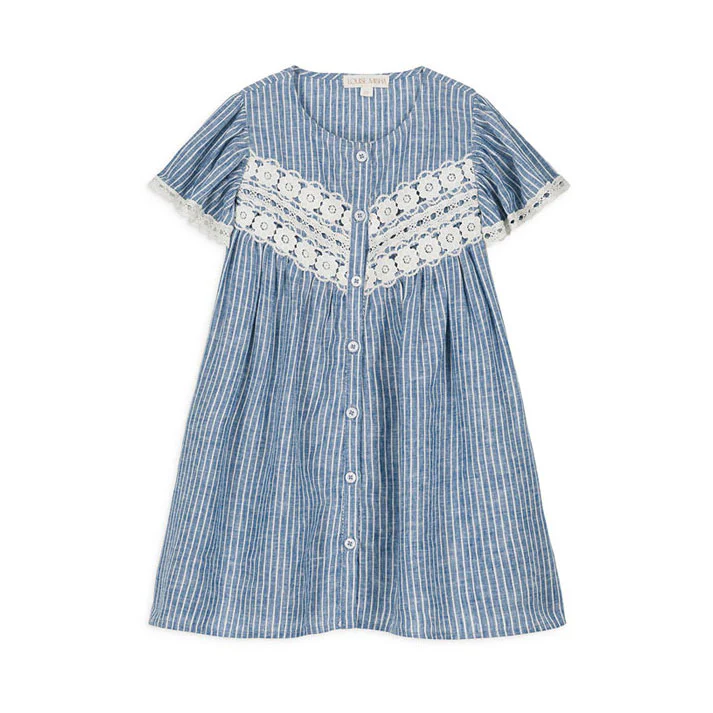 Louise Misha Blue Stripe Morlina Dress