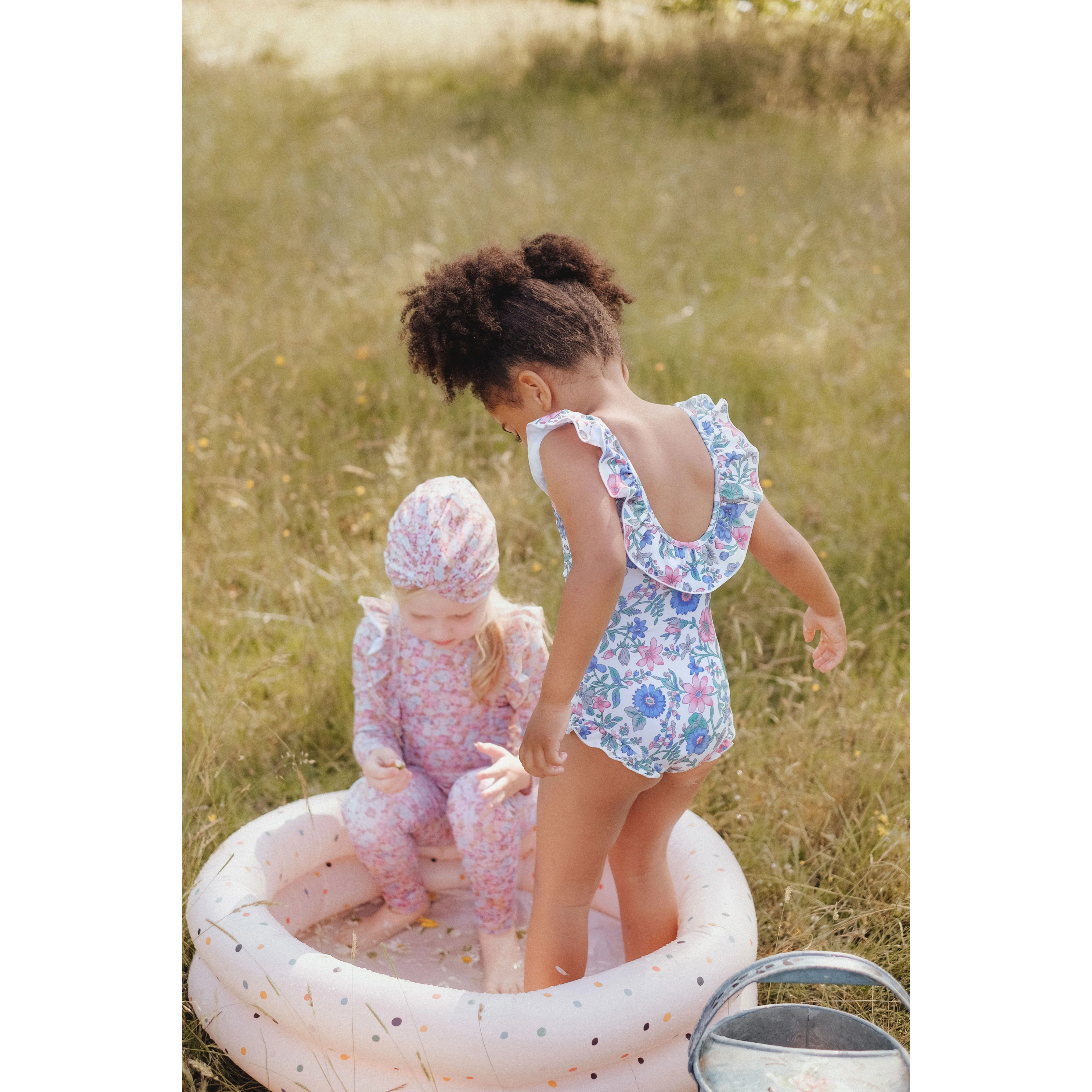 Louise Misha Blue Summer Meadow Andrea Bathing Suit - Image 4