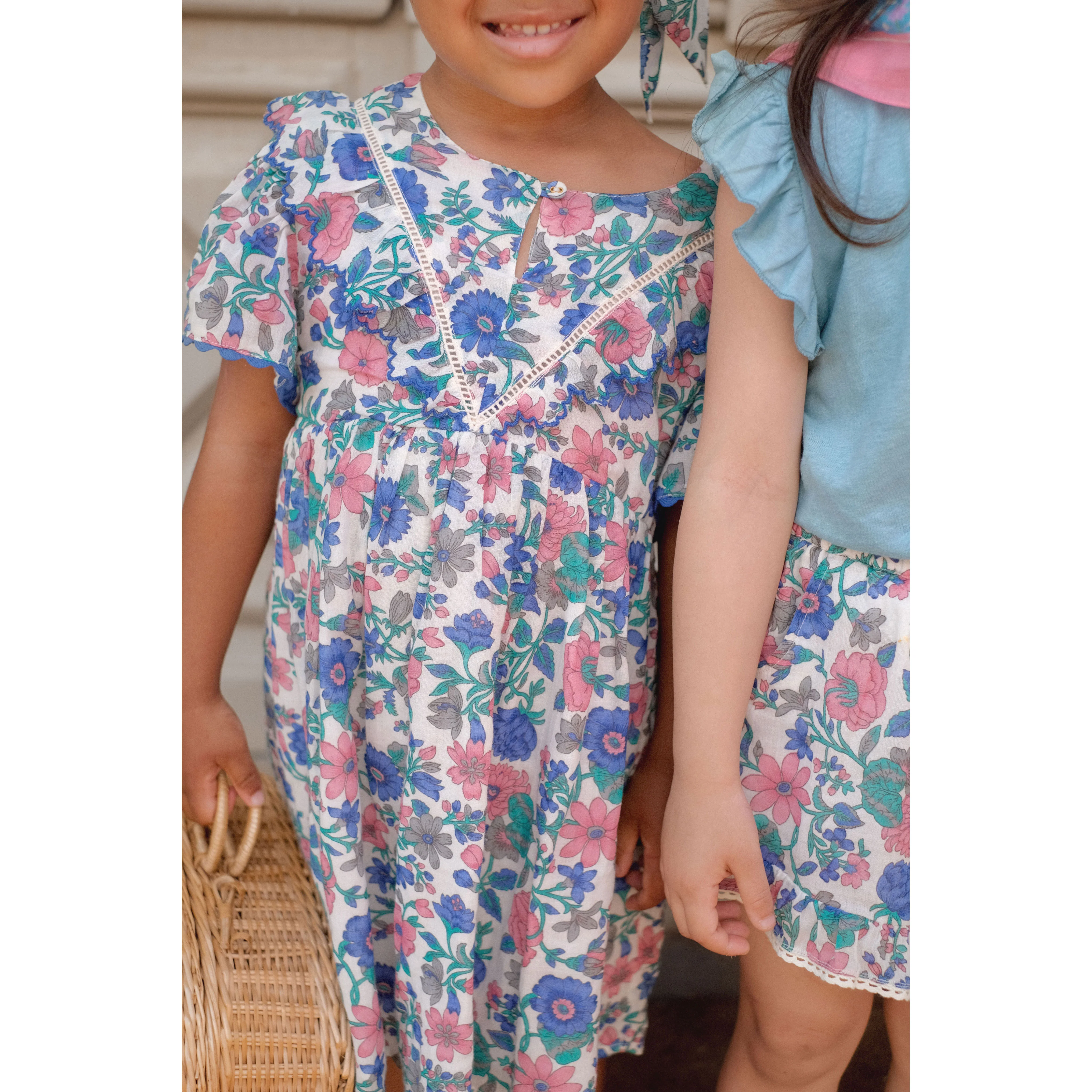 Louise Misha Blue Summer Meadow Siloe Dress - Image 5