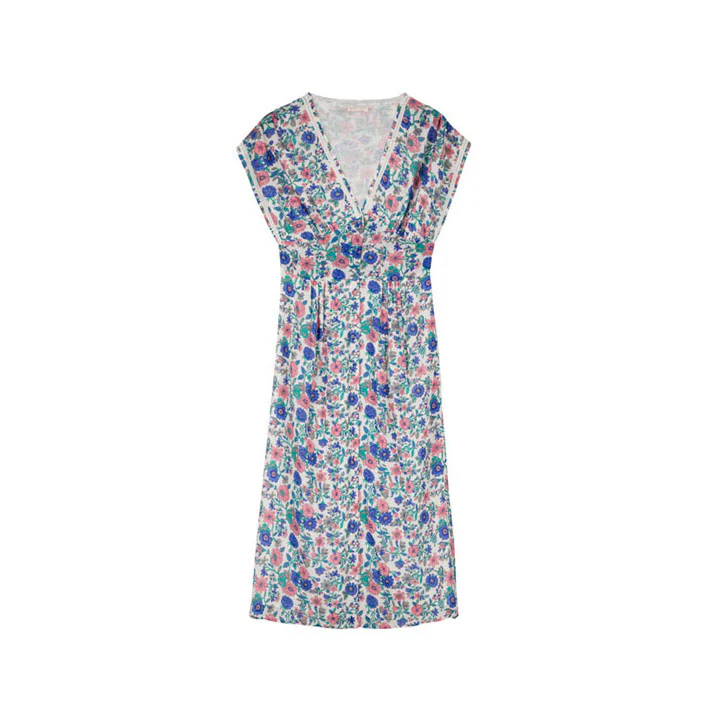 Louise Misha Blue Summer Meadow Tylia Dress