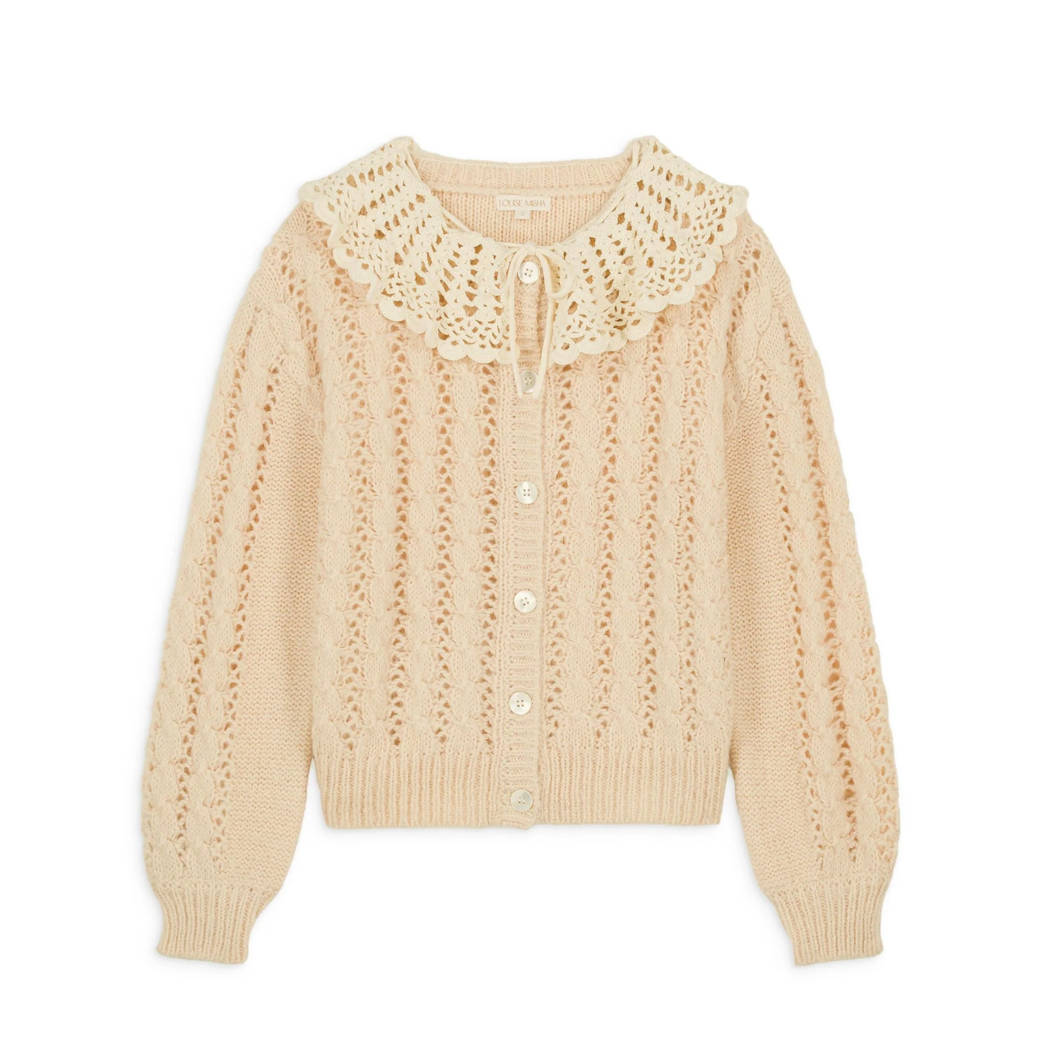 Louise Misha Blush Ascaliane Cardigan