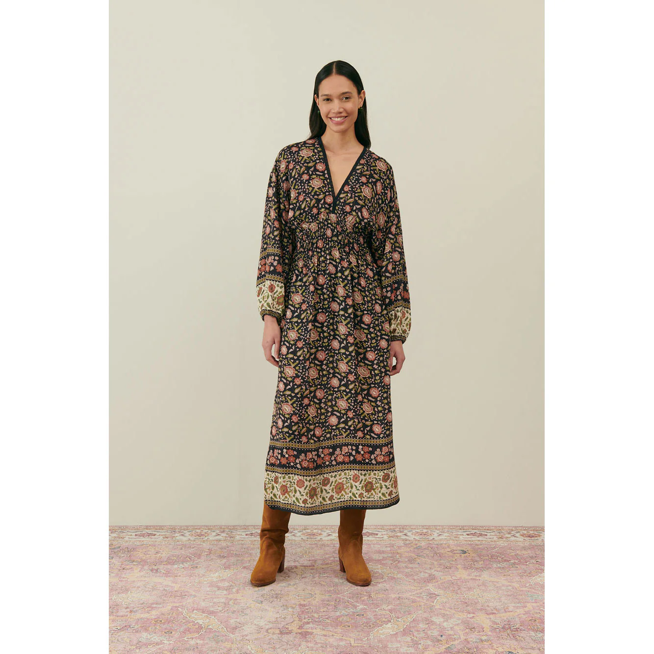 Louise Misha Charcoal Endless Fields Annick Dress - Image 2