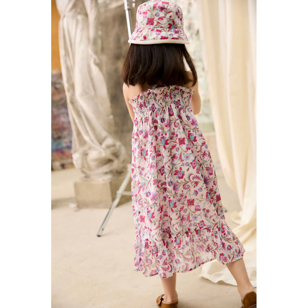 Louise Misha Cream Floral Haven Marceline Dress - Image 3