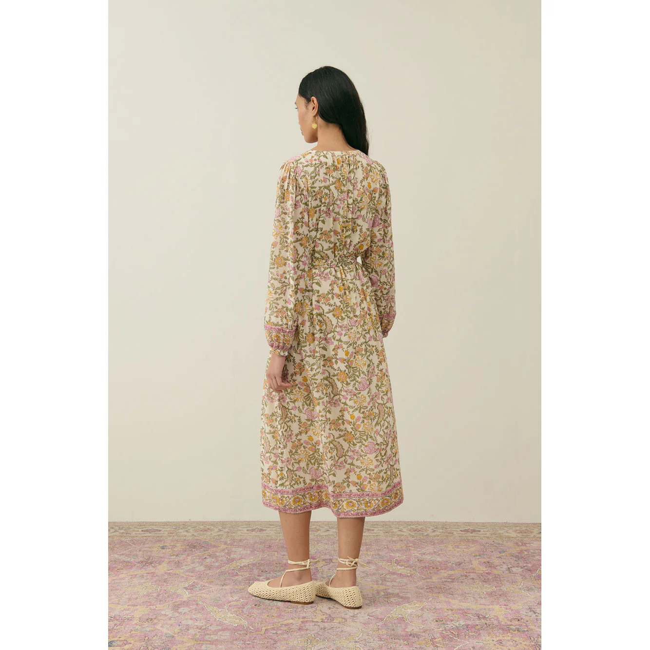 Louise Misha Cream Martina Women Dress - Image 3