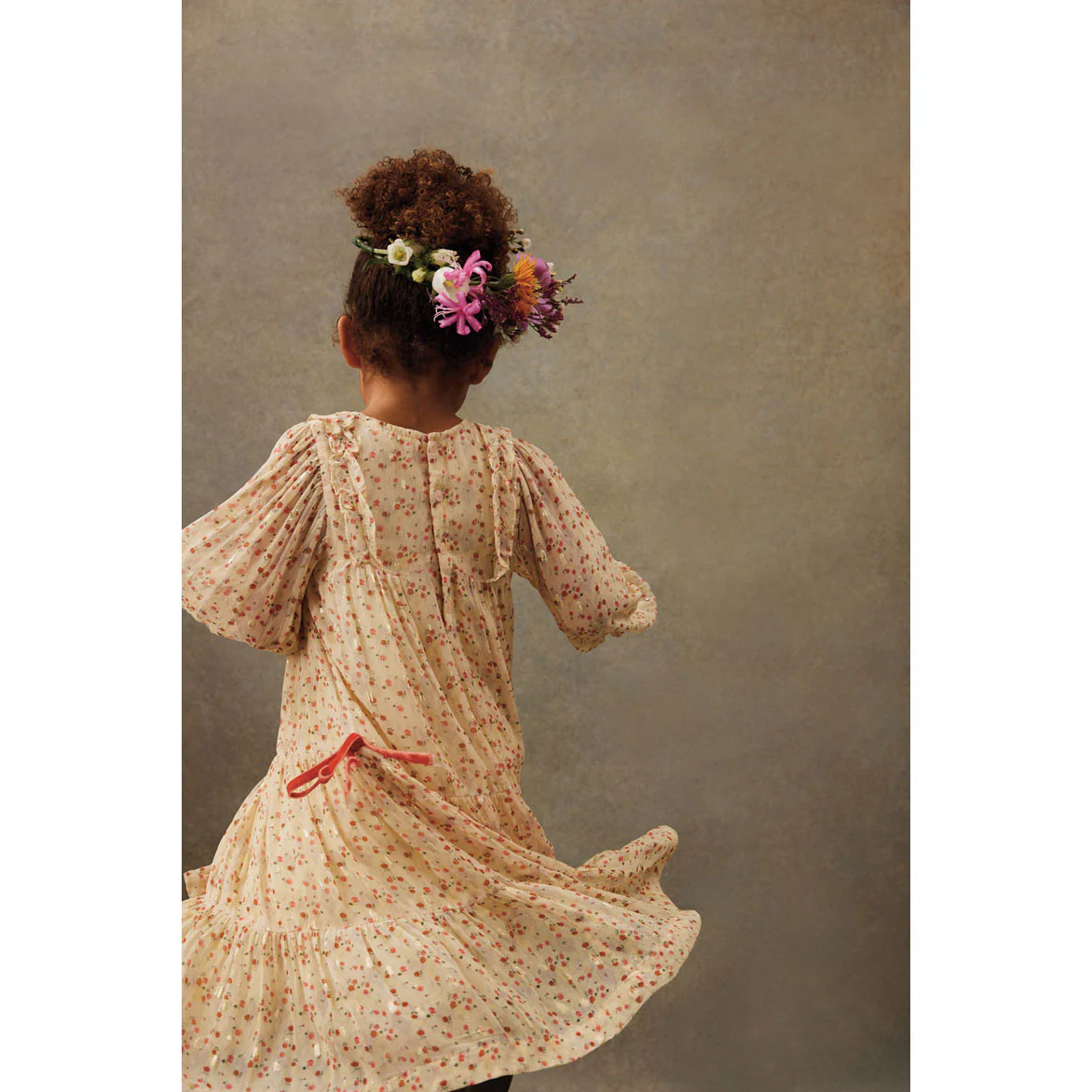 Louise Misha Cream Misty Laurels Nyna Dress - Image 3