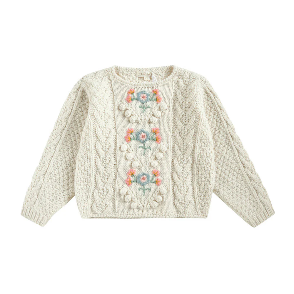 Louise Misha Cream Vinia Sweater