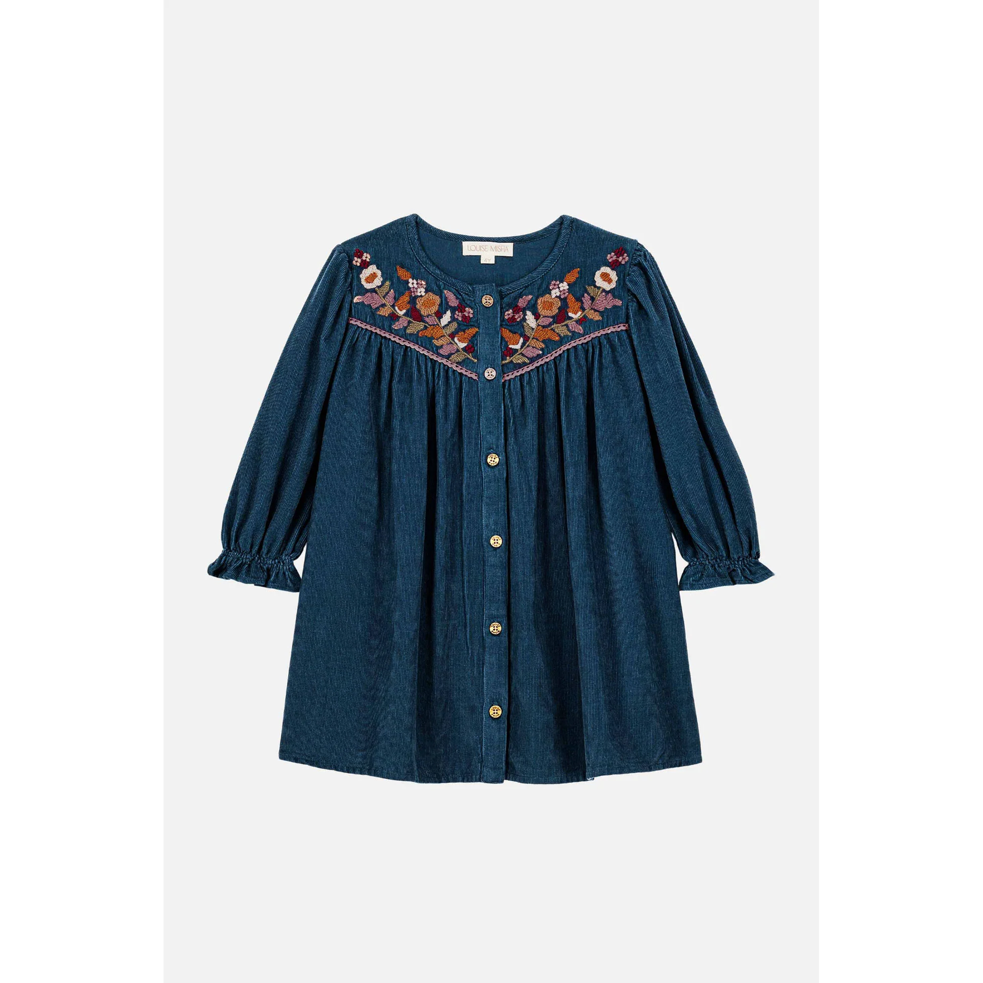Louise Misha Deep Blue Floriane Dress
