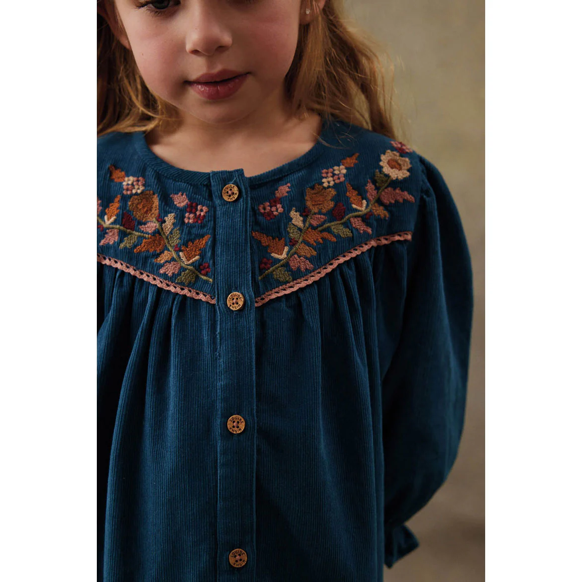 Louise Misha Deep Blue Floriane Dress - Image 4