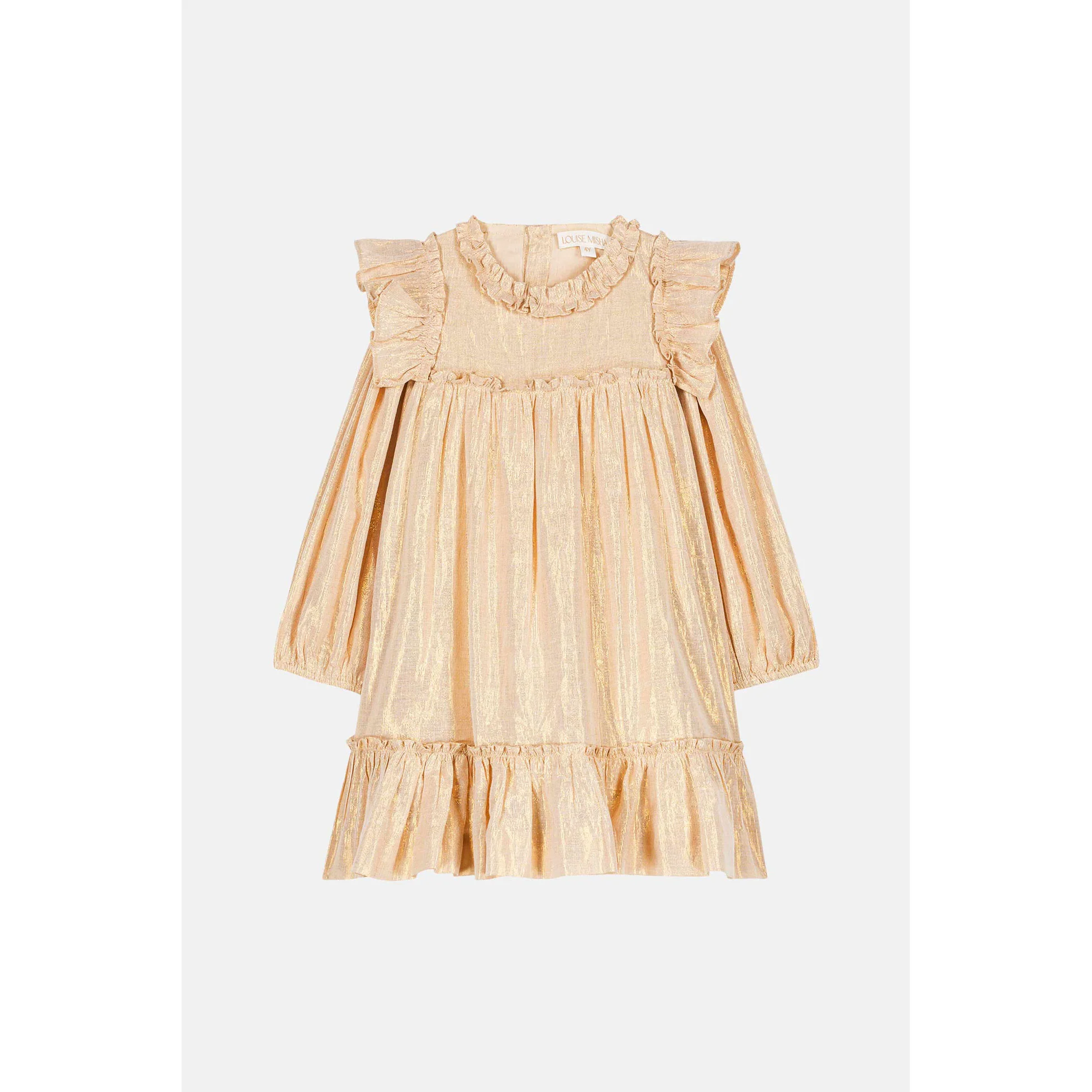Louise Misha Gold Nolia Dress