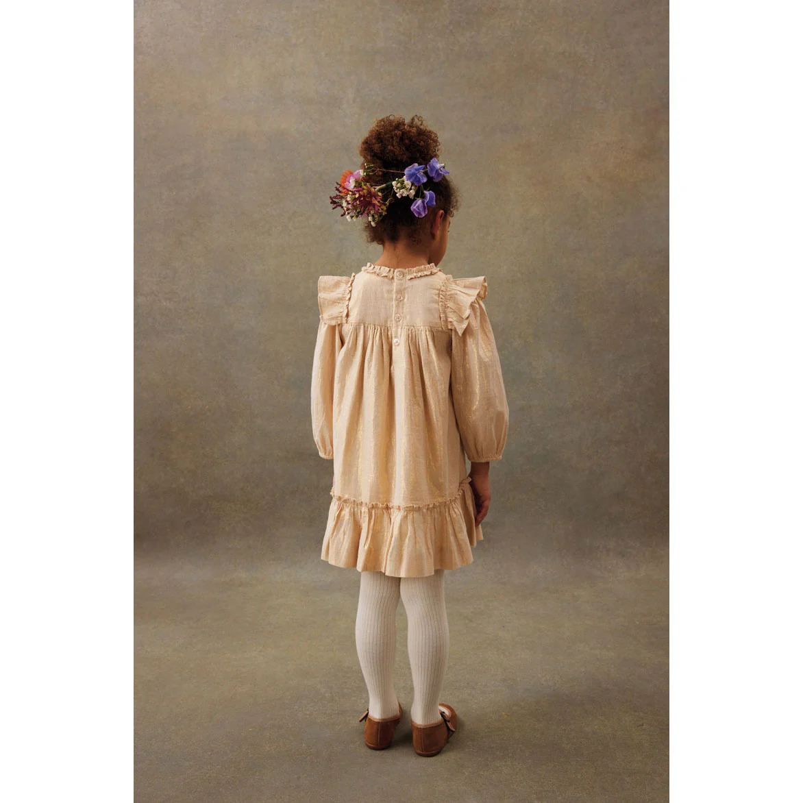 Louise Misha Gold Nolia Dress - Image 3