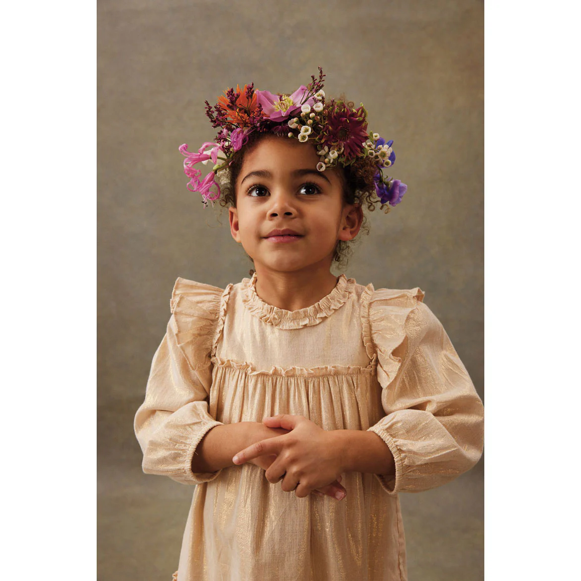 Louise Misha Gold Nolia Dress - Image 5