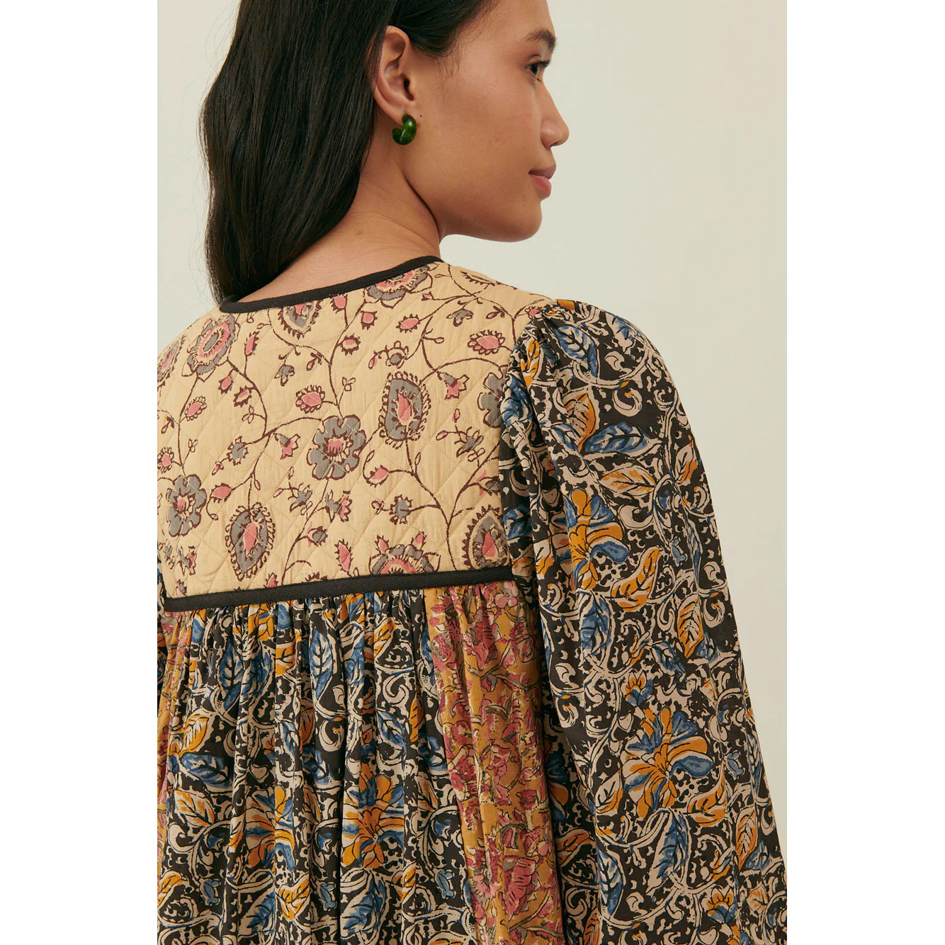Louise Misha Honey Charcoal Poem Gypsia Dress - Image 5