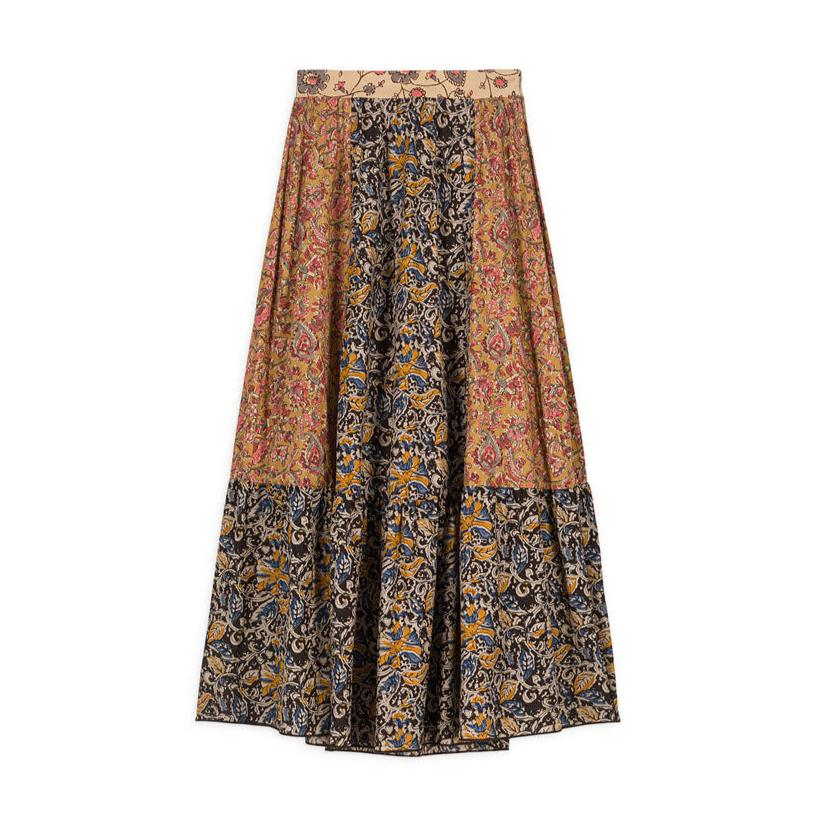 Louise Misha Honey Charcoal Poem Jansia Skirt